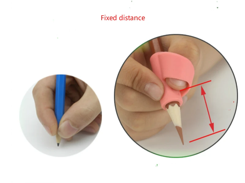 Покрытие для большого пальца, детский студенческий гель-карандаш, ручка для письма, коррекция осанки, инструмент, Мягкий силикон, удерживайте приспособления для ручки, Обучающие канцелярские принадлежности