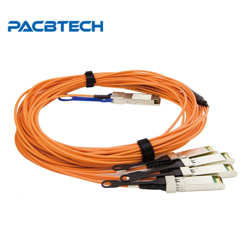 Активный оптический кабель 40G QSFP + до 4 * SFP OM2 4x10G OM2|Оптоволоконное оборудование| |