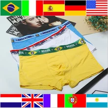 Боксеры, мужское нижнее белье, флаги стран, мяч, принт, удобные мужские трусы, нижнее белье высокого качества, боксеры для мужчин, боксеры, трусы