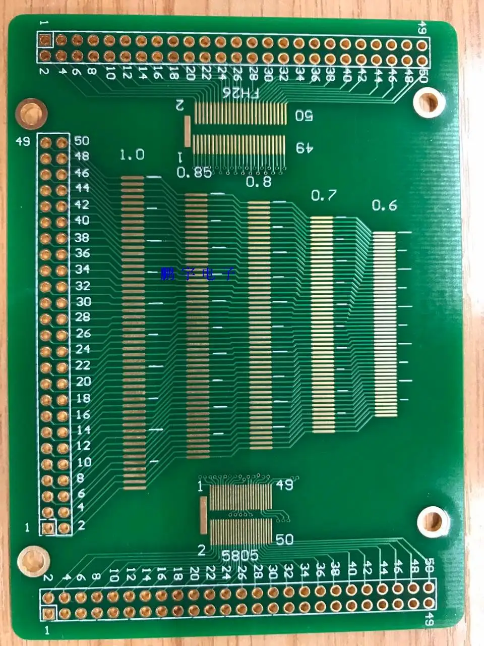 10 шт. pcb Производитель 50P 0,5 0,6 0,7 0,8 0,85 0,75 0,9 1.27LCM, TFT lcd адаптер печатной платы