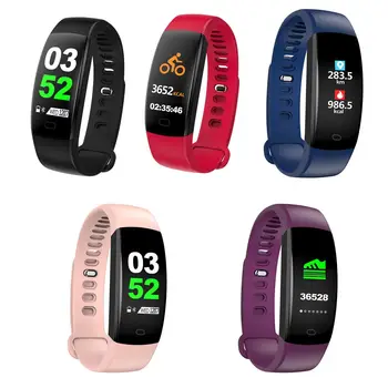 

Smart Fitness Bracelet Men Color Screen Smart Band Blood Pressure Heart Rate Monitor Wristband for Android IOS