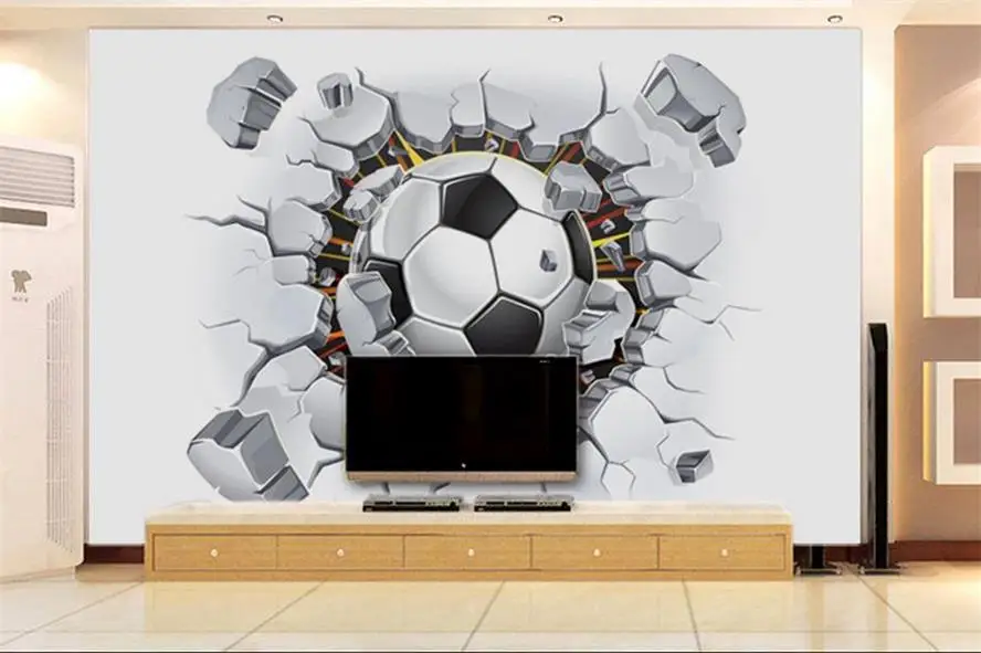 Football Wall Mural popular football 3d wall mural-buy cheap football 3d wall mural Football Wall Mural popular football 3d wall mural-buy cheap football 3d wall mural
