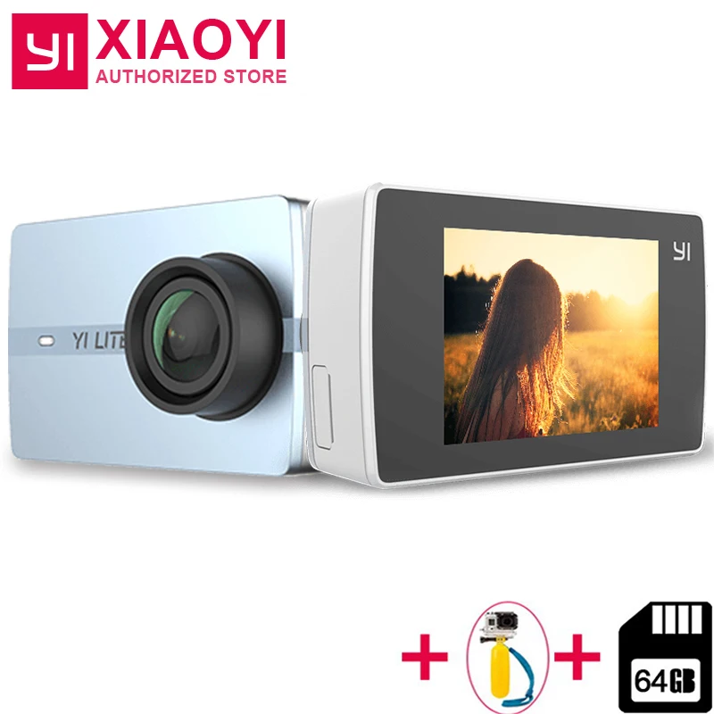 YI Lite Action Camera 16MP 4K 30fps Xiaomi Sports Camera Bluetooth WIFI