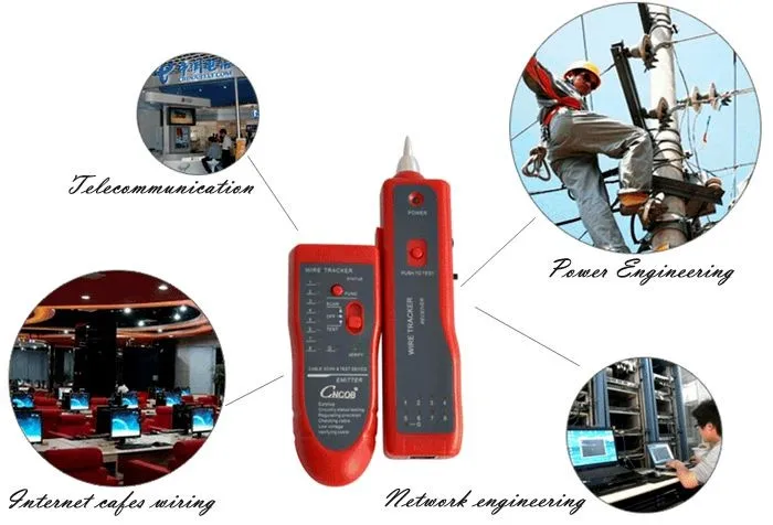 CNCOB CN-008V охота инструмент сетевой кабель тестер, линии сети охота, телефонная линия Проверьте линию