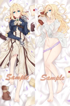 

Anime pillow case violet evergarden body pillow Japanese Sexy Female Girls cover Dakimakura Life-sized Hugging Pillowcses