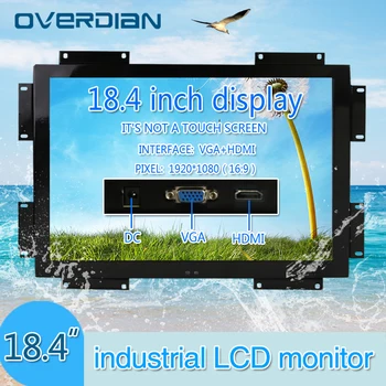 

18.4"VGA/HDMI Input Interface Widescreen Screen Industrial Display 16:9 Non-Touch Screen Industrial/Computer Monitor