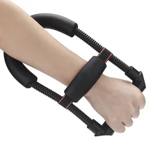 Power Wrist Device Forearm Force Flexor Strength Hand Gripper Training Tool Exerciser Steel Spring Adjustable