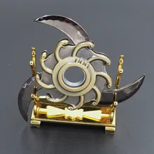 Один кусок женский император Вращающийся складной shuriken, вращающийся подшипник дартс, аниме оружие Модель игрушки, игрушечный нож