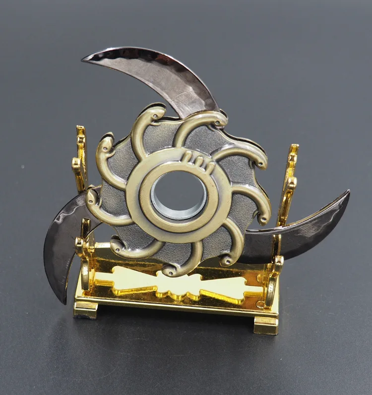 

One piece a female emperor rotating fold shuriken, Bearing rotating darts, Anime weapon model toys, toy knife