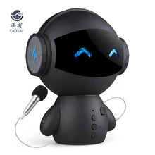 Bluetooth Беспроводной мультфильм робот Портативный Mini Bluetooth стерео динамики Музыка Громкоговорители Мощность банк плеер получить