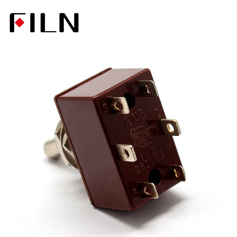 Button switch 2 Position Double row 3A 220V Toggle  Switch (5)