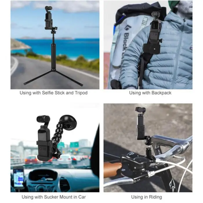 Кронштейн адаптера 1/4 дюймов винтовое крепление с шнурком для DJI OSMO POCKET GY88