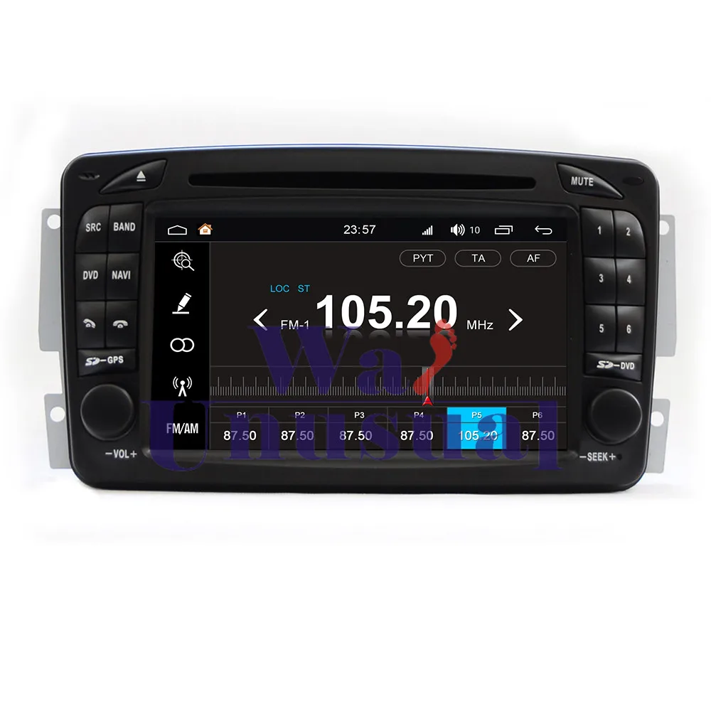 Flash Deal WANUSUAL 7" WINCA S190 Android 7.1 Quad Core 2G+16G Car DVD Player for Benz C Class W203 CLK W209 Radio Player GPS BT WIFI Maps 12