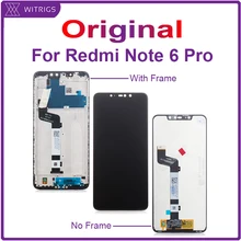 Witrigs для Xiao mi Red mi Note 6 Pro ЖК-дисплей сенсорный экран с рамкой дигитайзер замена Note6 Pro mi note 3