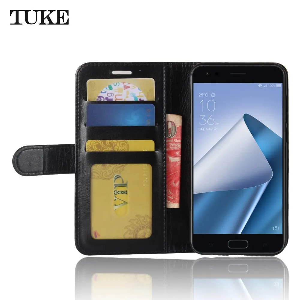 TUKE чехол для телефона для ASUS Zenfone 4 ZE554KL чехол s чехлы силиконовый кошелек кожаный флип-чехол для ASUS ZE 554KL Funda роскошная сумка