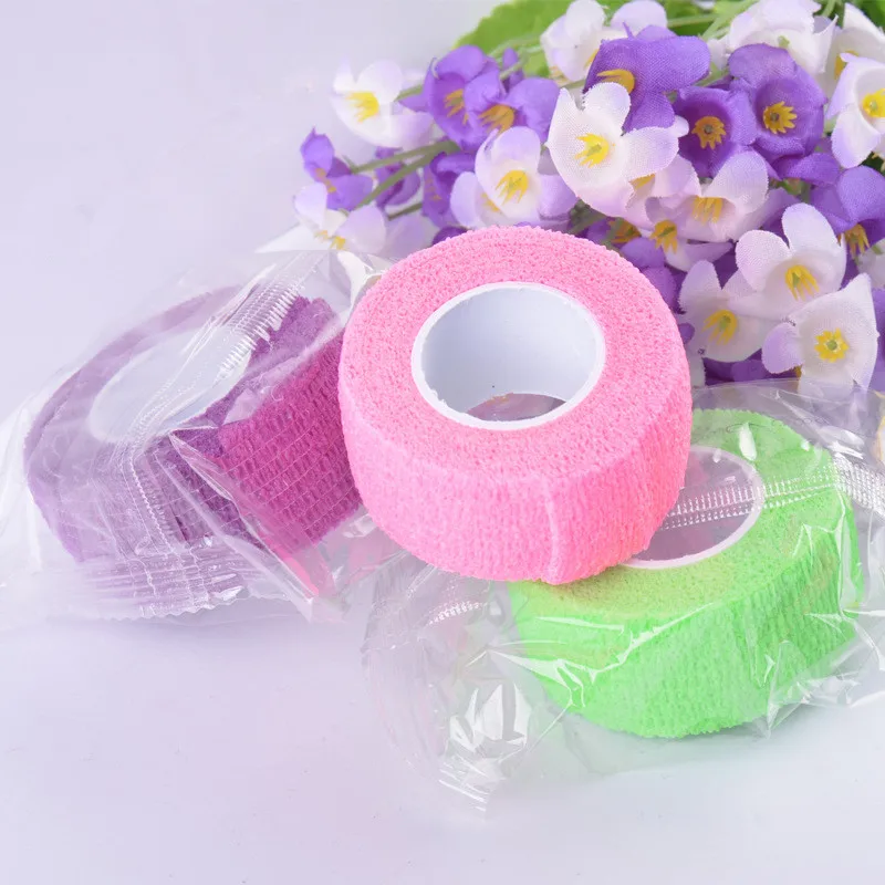 

2.5CM*4.6M Sports Self-sticking Bandage Elastic Muscle Care Strap Tape Roll