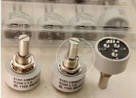 

[VK] original MEXICO BI 6187-138ALF 6187-138A LF R20K 20K L1.0 Con aductive plastic potentiometer sensor switch