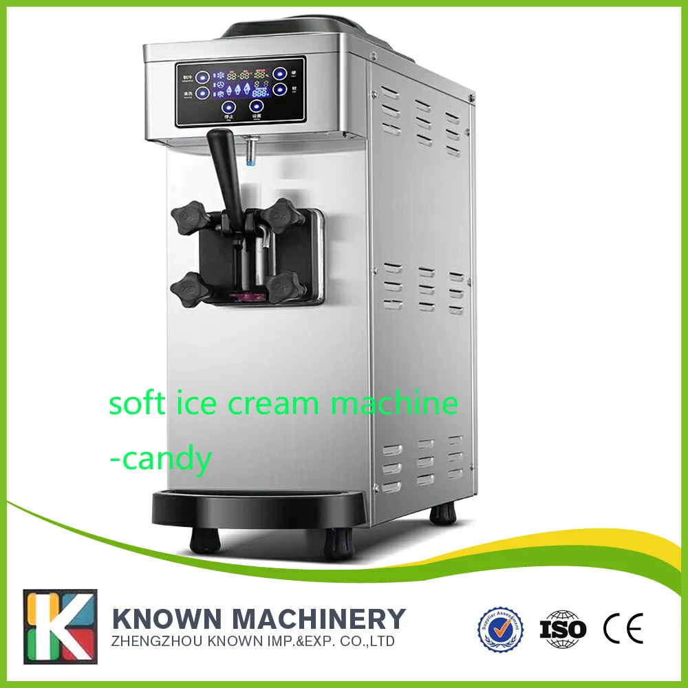 

220V 110V single head mini soft ice cream maker machine with big capacity
