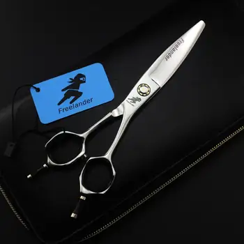 

barber scissors 6 inch professional hairdressing scissors cutting hair salon Willow shears hair scissor for haircut Two-tailed