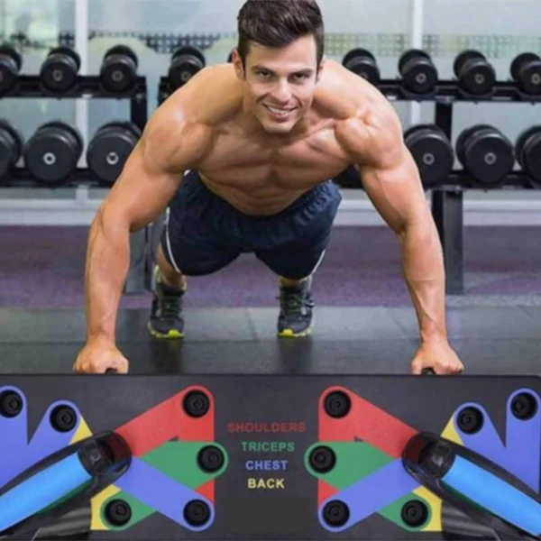 

2019 The Ultra Push 9 in 1 System Push-up Bracket Board Portable for Home Fitness Training ALS88