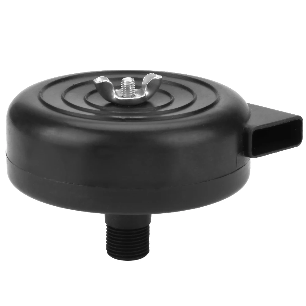 

Black Plastic 3/8" PT Male Threaded Inlet Air Compressor Part Filter Silencer