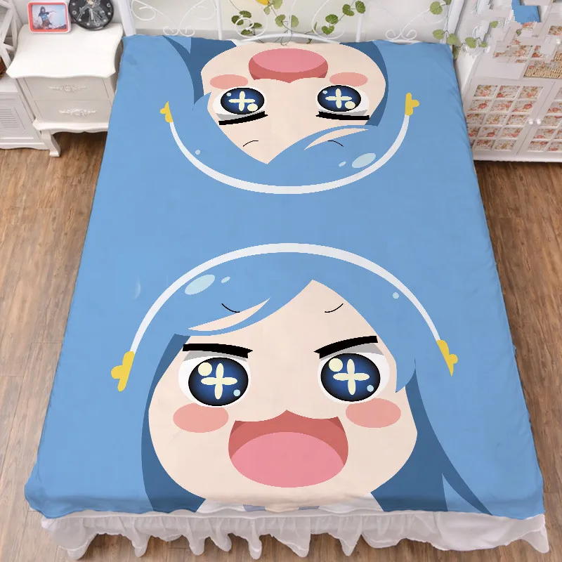Аниме Himouto! Umaru-chan персонажи сексуальная девушка мультипликационный персонаж дома Умару кровать молоко волокно простыни и фланель одеяло лето Стёганое одеяло 150x200 см - Цвет: 4