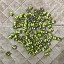 Голубь кольца птица кольцо желтый FCC 000001 000100- с флагом Кубы большие слова мм Высокое качество 8 мм внутренние кольца размер последние