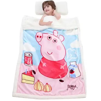 

Double-layer milk velvet lambskin children's blankets faint velvet blanket coral fleece blanket cloud velvet