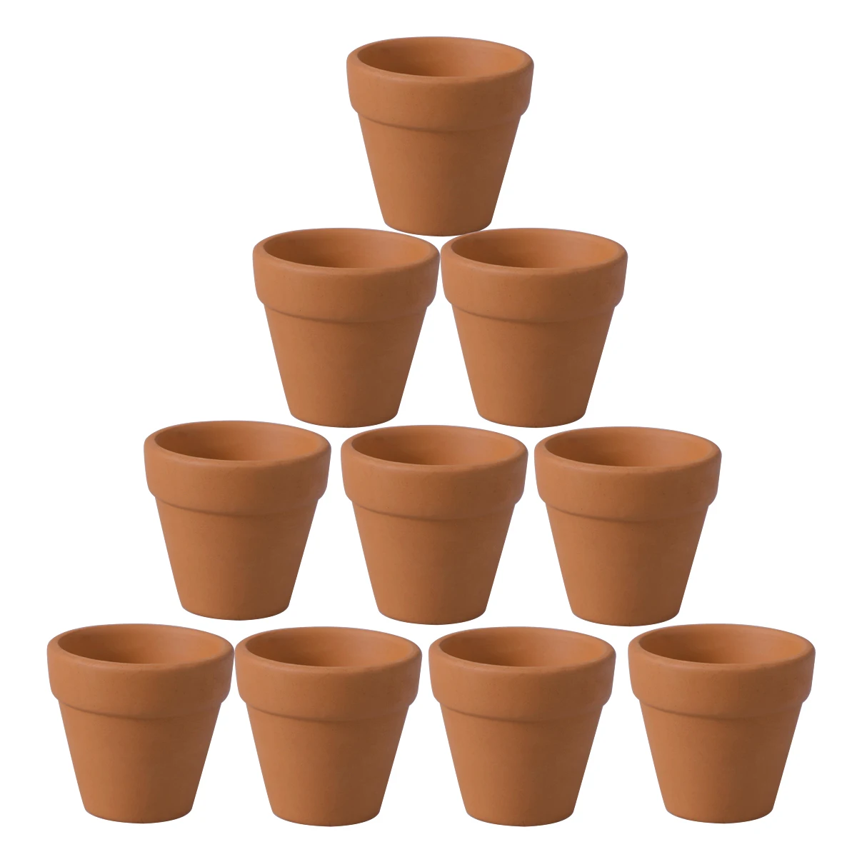 

10Pcs4.5x4cm Small Flowerpot Clay Ceramic Pottery Planter Cactus Flower Nursery Pots for Plants Crafts Wedding Favor A20