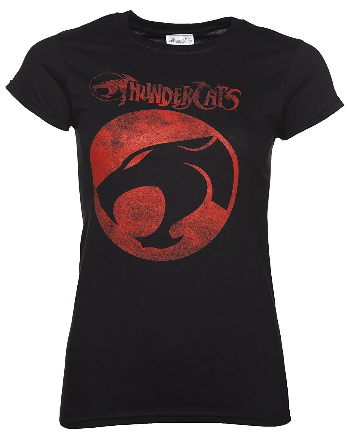 Womens Black ThunderCats Logo T Shirt 