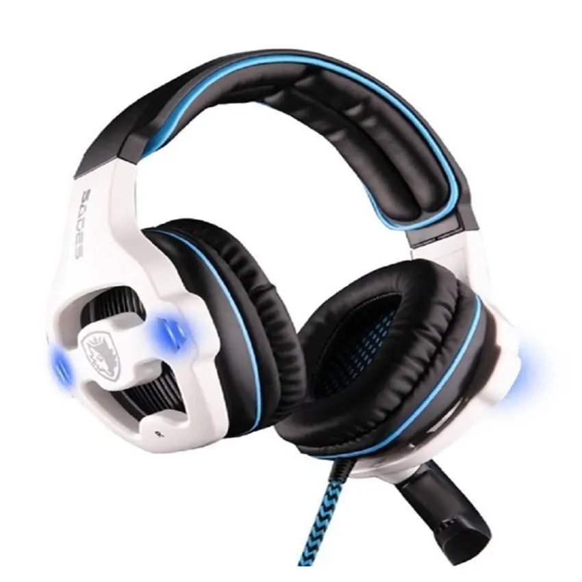 Sades A6 Игровые наушники шлем 7 1 объемный звук стерео USB игровая гарнитура с