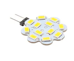 5XG4 6 Вт 12x5630 SMD 500-560LM 6000-6500 К натуральный белый свет Лотос Shaped пятно светодиодные лампы (12 В) новый