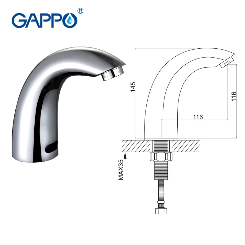 GAPPO bathroom Sensitive Basin Faucet Torneira