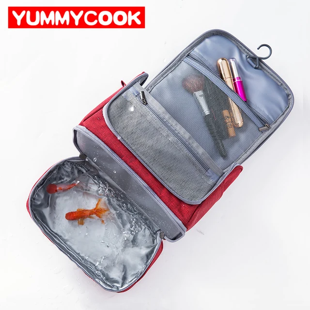 Multifunction Hanging Cosmetic Storage Bag Organizer Women Men Double Layer Beauty Makeup Pouch Case Accessories Supplies Stuff
