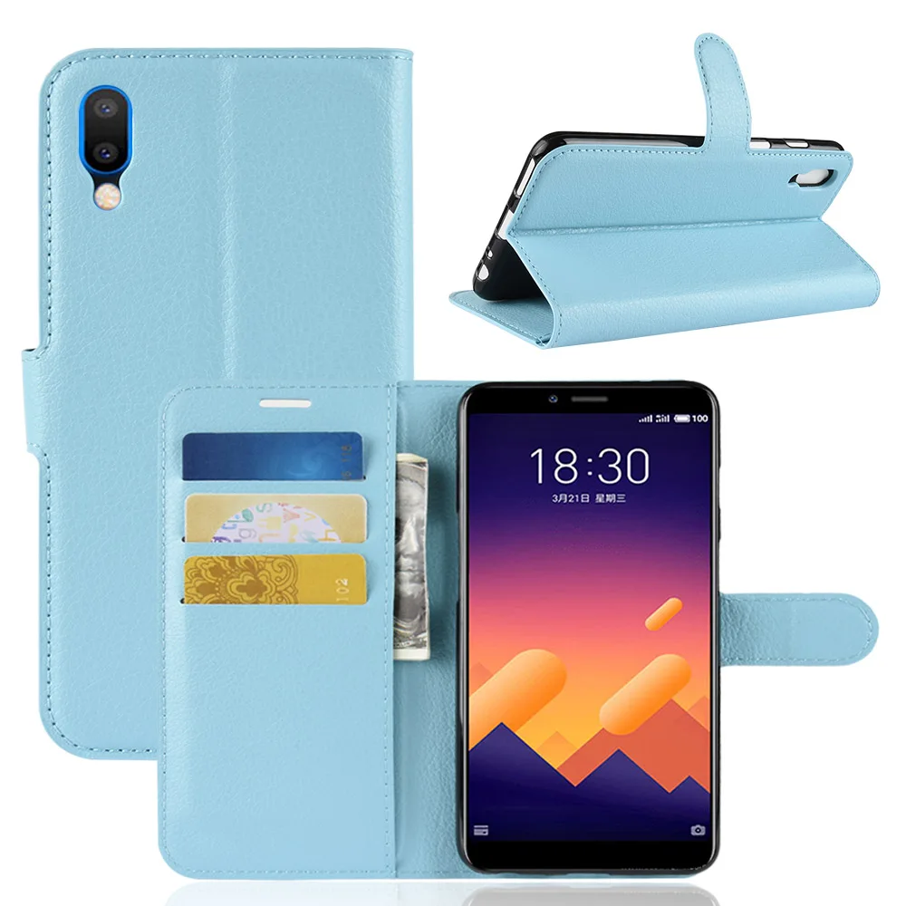 5.99inch Flip Case For MEIZU MEILAN E3 Smart Cell Phone High Quality Protective PU Leather Wallet Cover With Magnetic | Мобильные