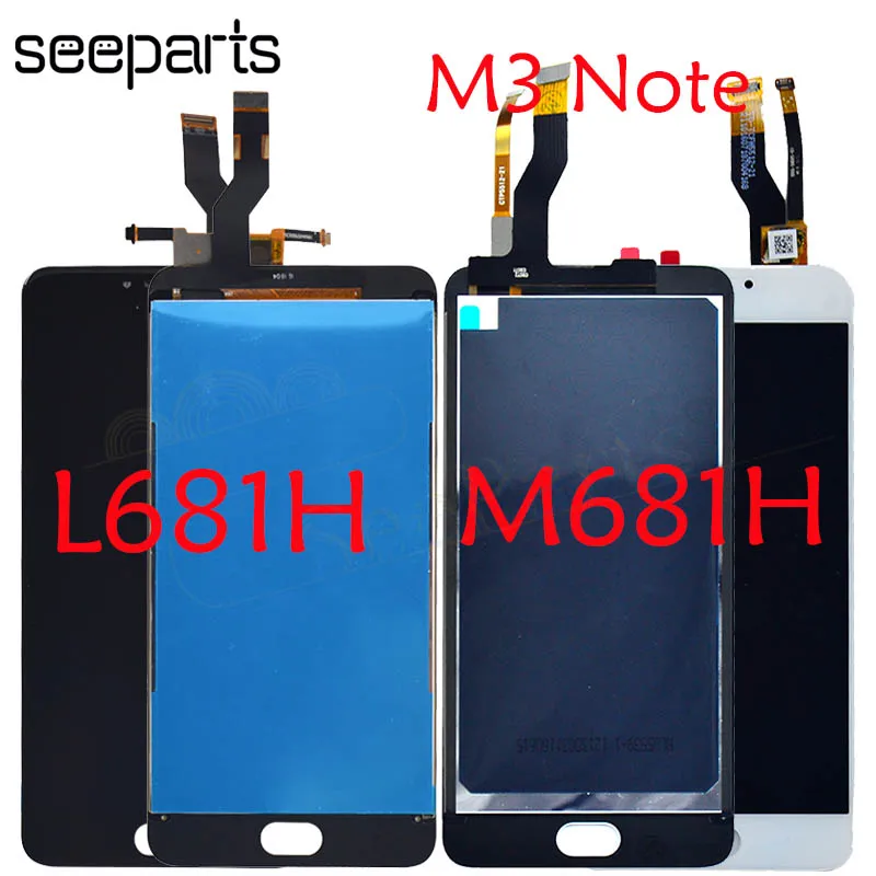 ЖК экран для MEIZU L681H дисплей Meizu M3 Note кодирующий преобразователь сенсорного экрана