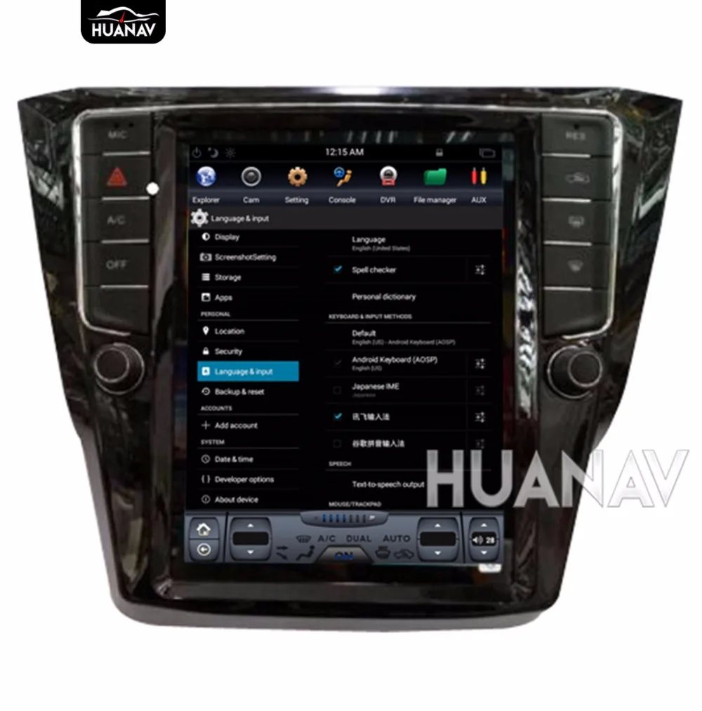 Sale The new Tesla style Car No DVD player GPS navigation radio Stereo For VW Volkswagen Passat 2015 2016 2017 multimedia ISP 3