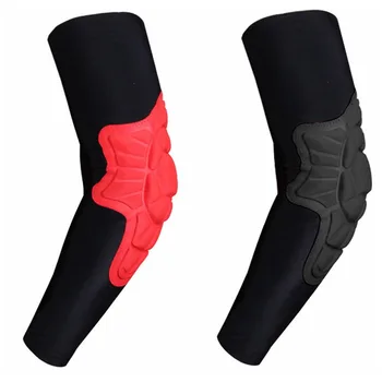 

Breathable Elbow Brace Pads Guard Compression Padded Arm Support Sleeve Protector For Skateboarding Basketball Horse Riding
