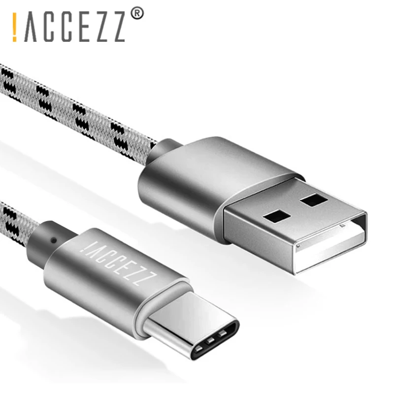 ! ACCEZZ USB-кабель Type-C для Samsung S8 S9 Plus Oneplus 6 кабель быстрой зарядки и передачи данных