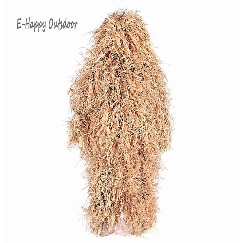 Military tactical gear handmade straw Hunting clothes Camouflage Suit scarecrow camouflage clothing ghillie suit Birdwatching Military tactical gear handmade straw Hunting clothes Camouflage Suit scarecrow camouflage clothing ghillie suit Birdwatching