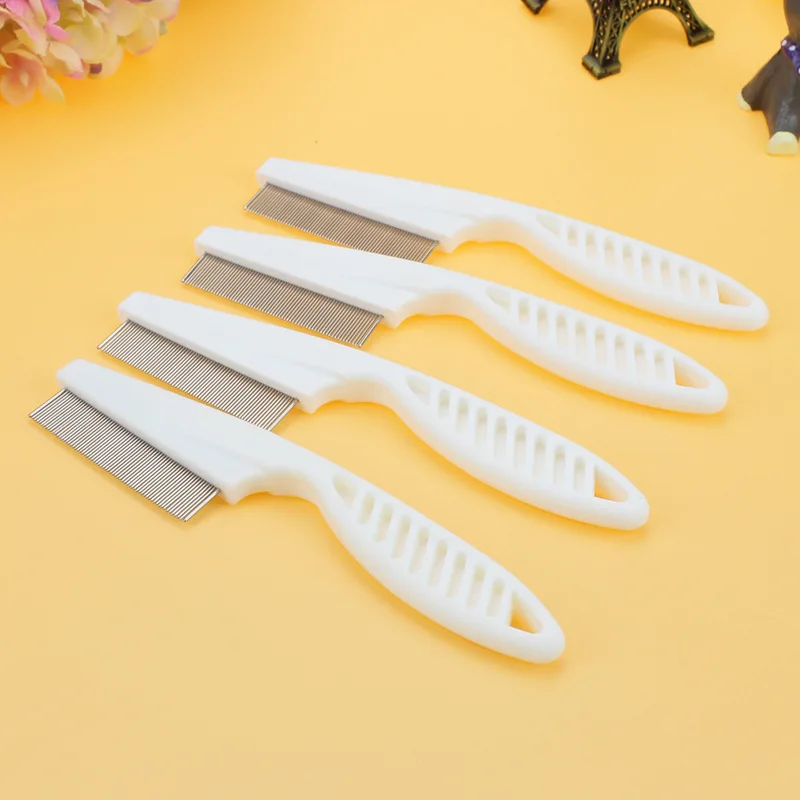 Buy Dog Combs White Pets Hair Grooming Comb Flea