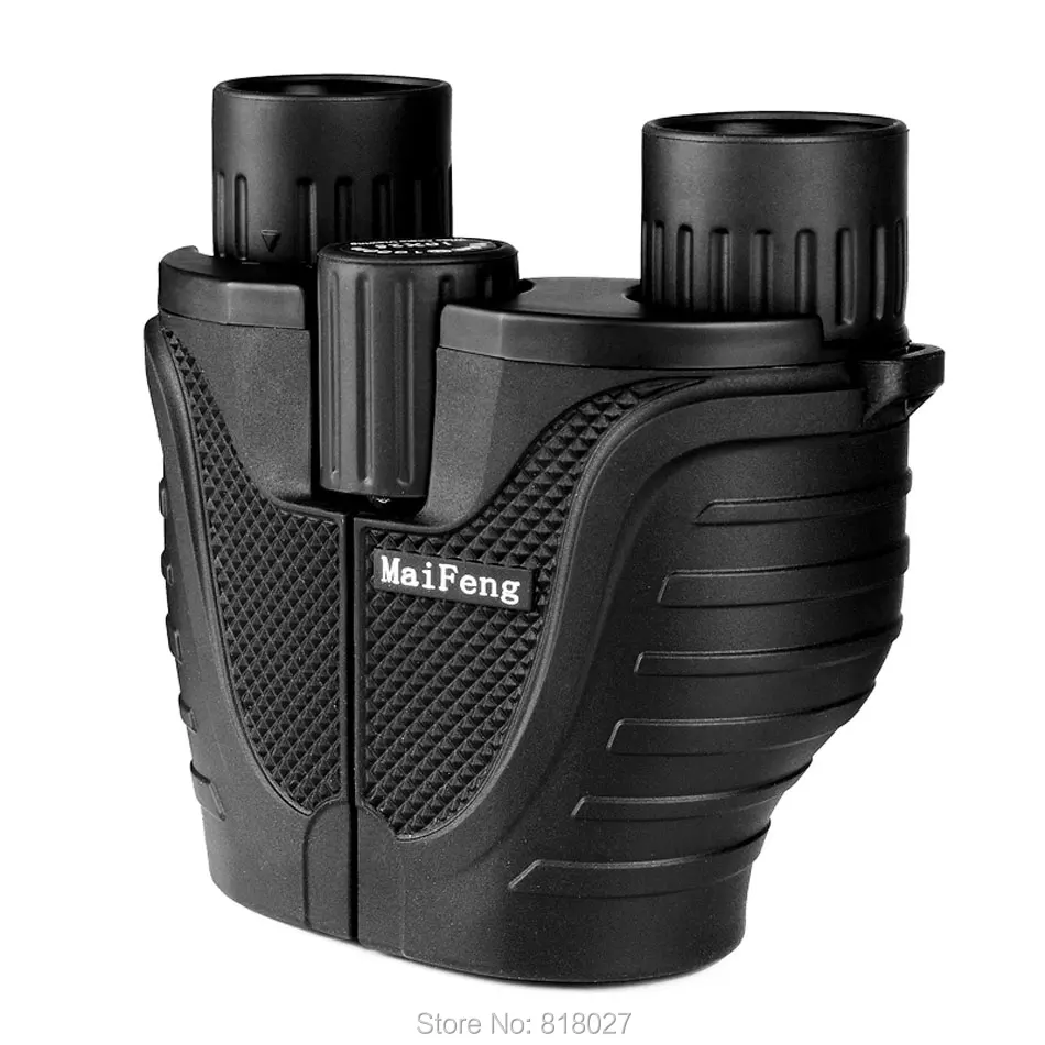 مناظير 10X25 قوية التكبير طويلة المدى تلسكوب بصري فيلم الأخضر للماء بول bak4 المهنية الصيد نطاق Maifeng