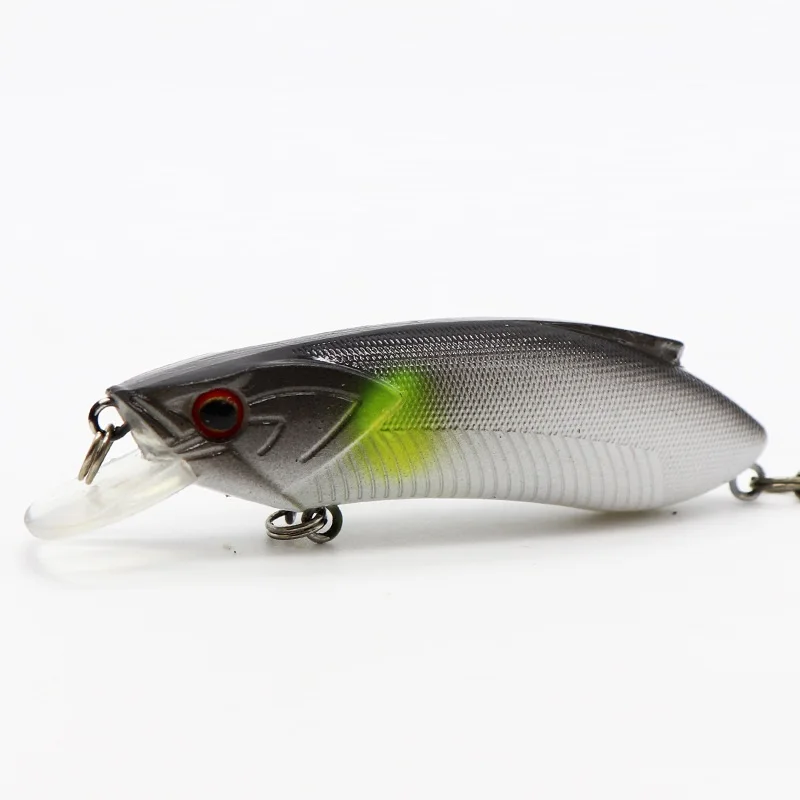 Minnow 70mm 14g fishing lures small swing fish noise hard bait trolling lure crankbaits pesca vibrating light japan tackle