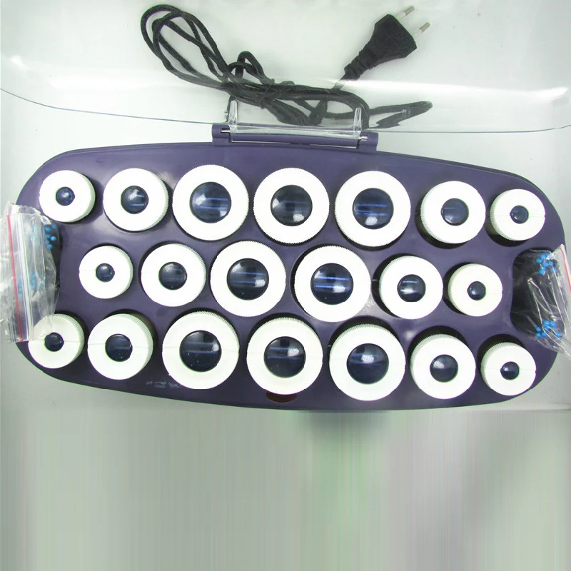 Hot Sale Electric Heating Wave Ceramic Hot Hair Curly Comb Curlers Irons Set Hair Sticks Curling Freeshipping photo