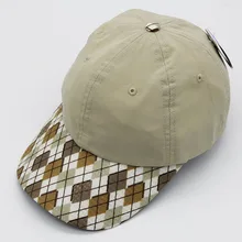 Летние коричневый синий хаки оптовой гольф оберточная Стеклопластиковая шапка Повседневное хип-хоп Snapback Шапки стирка шапки для мужчин и женщин унисекс