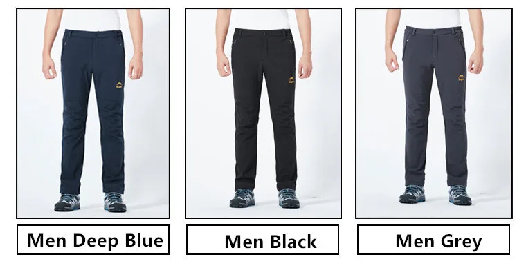 Зимние уличные спортивные флисовые теплые штаны для женщин и мужчин, походные рыбацкие брюки, водонепроницаемые штаны