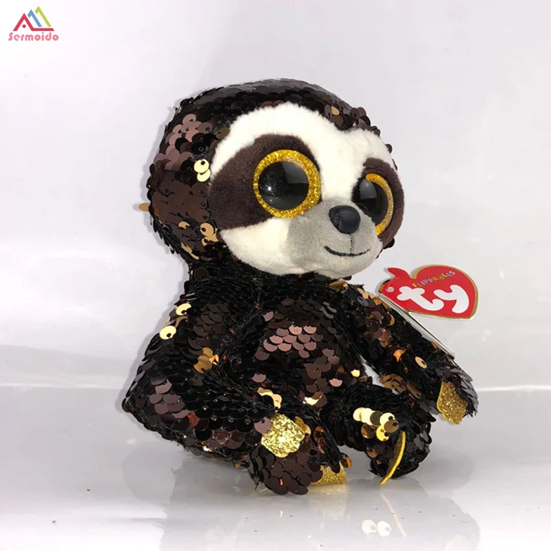 TY Beanie Boos 15 см блесток Dangler Единорог птица собака кошка лиса Сова рыба дракон плюшевые игрушки большой EyesStuffed животных мягкая игрушка детский