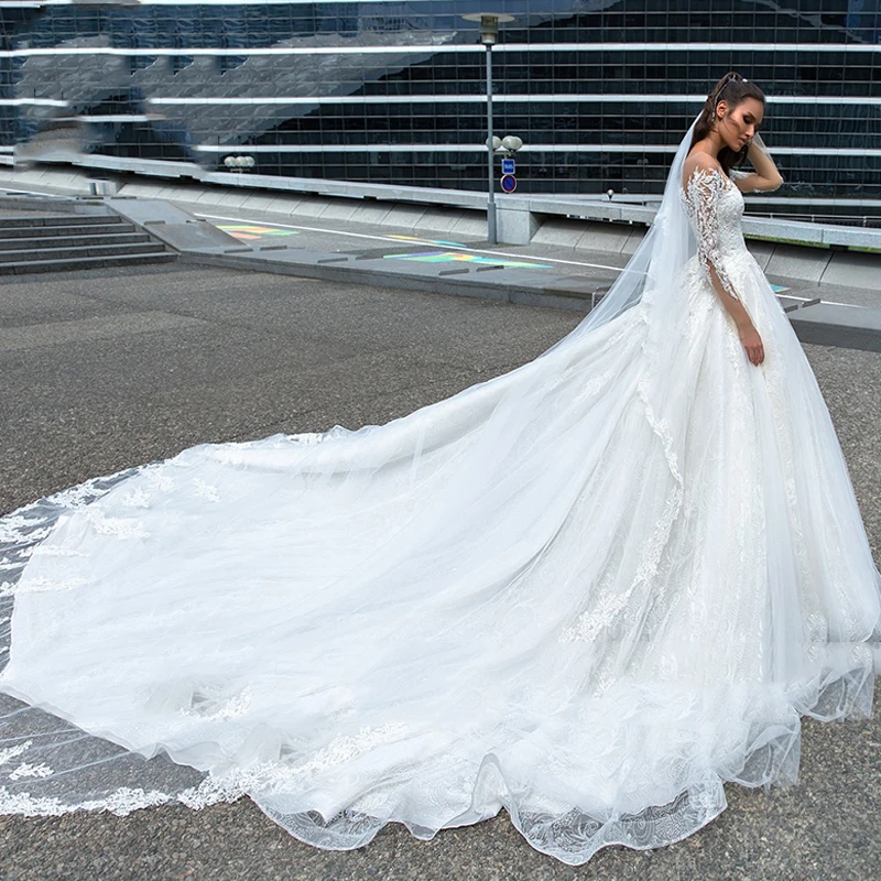 Appliques Wedding Dress 2019 (2)