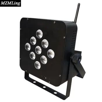 

9x3w Par Light LED Wireless 3 In1 Battery Led Flat Par Light / Wireless & DMX512 Professional DJ /Bar /Party /Show /Stage Light
