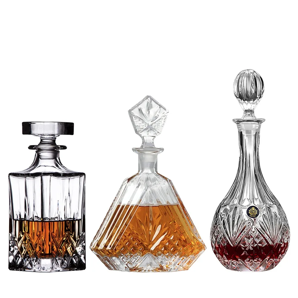 Homestia Crystal Glass Wine Decanter Alcohol Bottle Container Whiskey Carafe  600ml 780ml 860ml Wine Decanter|decanter wine|bottle alcoholcrystal wine -  AliExpress
